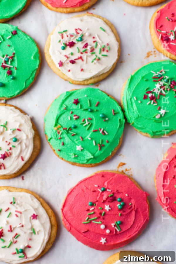 decorated Christmas cookies