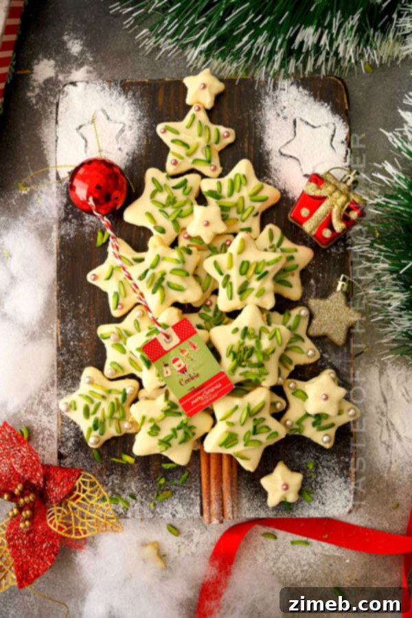 Recipe card for delicious Pistachio Butter Cookies