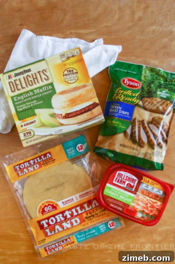 Tyson ingredients and quick meals
