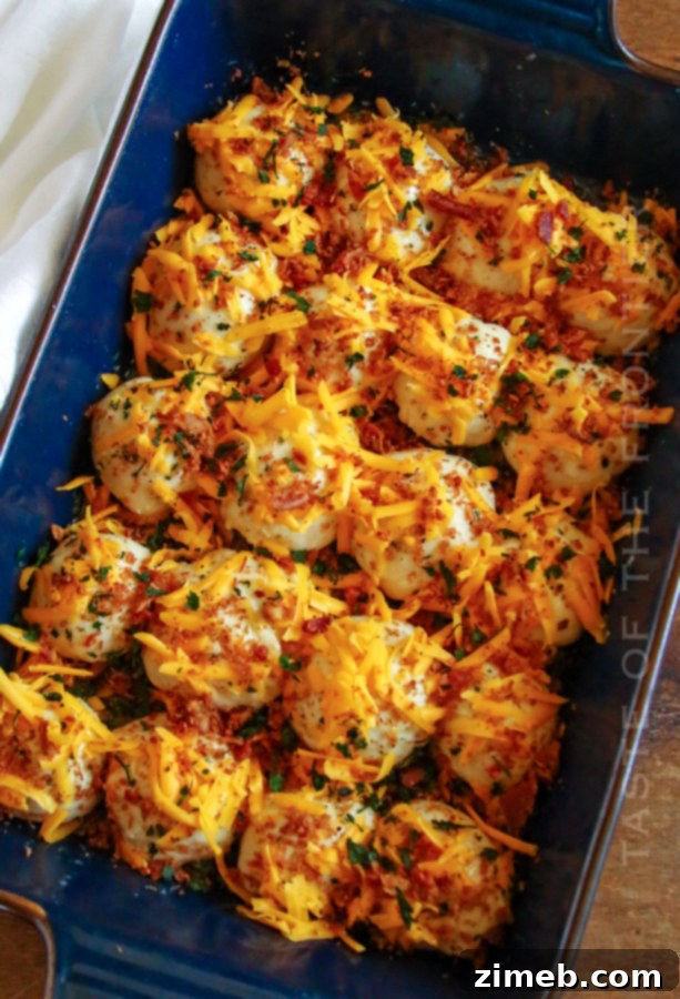 Ready to bake One Hour Disappearing Fat Rolls, topped with cheese and bacon