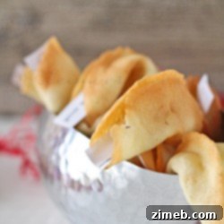 Homemade Fortune Cookies & Free Printable