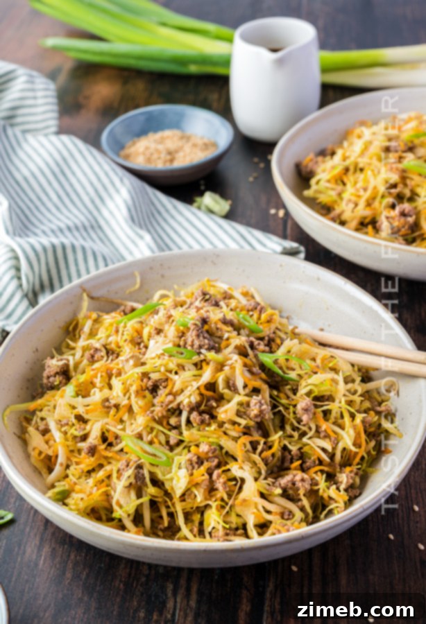 Inside Out Egg Roll 21 Egg Roll Bowl