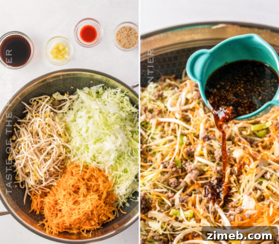 Inside Out Egg Roll 7 how to make stuffing for egg rolls