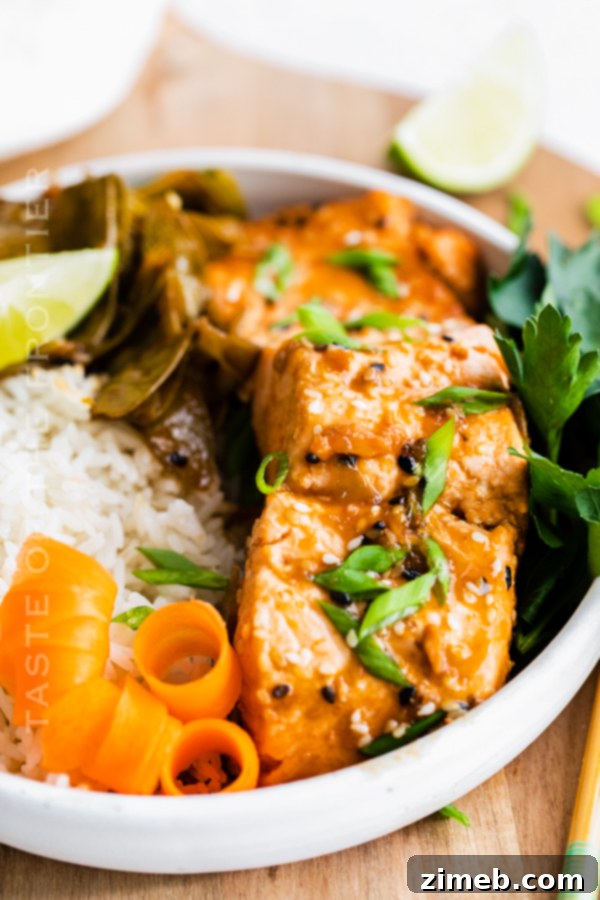 Speedy Instant Pot Sesame Salmon Bowls 16 Easy salmon pressure cooker recipe.