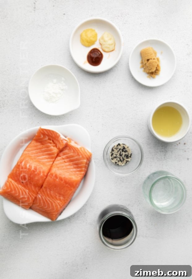 Speedy Instant Pot Sesame Salmon Bowls 5 Ingredients for Instant Pot Sesame Salmon Bowls sauce.