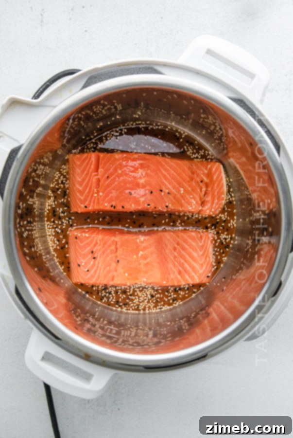 Speedy Instant Pot Sesame Salmon Bowls 6 How to make Instant Pot Sesame Salmon Bowls step-by-step.