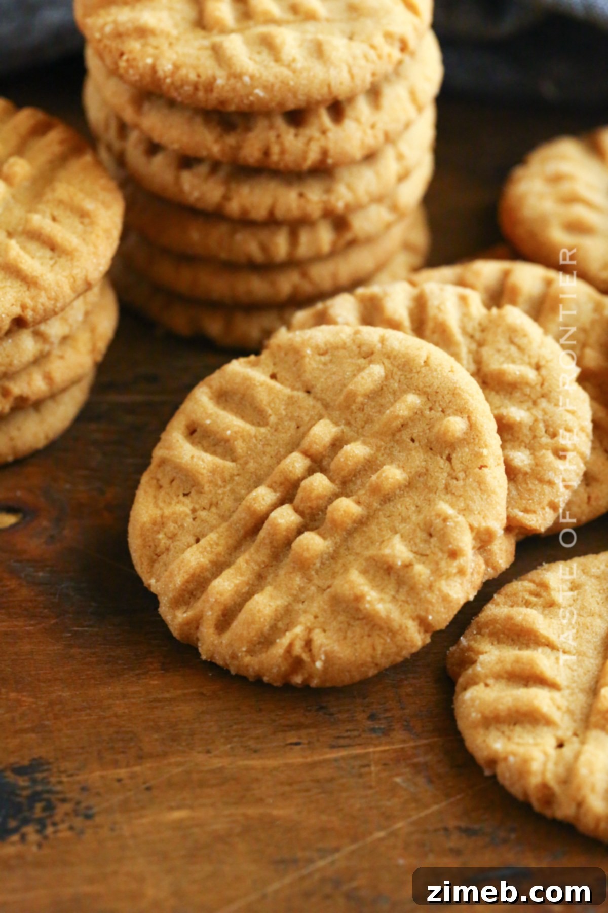 Irresistible Peanut Butter Bliss 4 Traditional, soft, and chewy peanut butter cookies