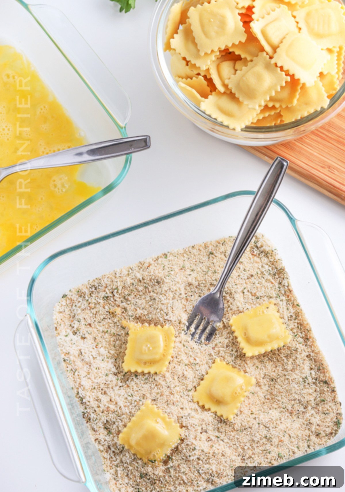Crispy Air Fryer Ravioli 7 how do you make Air Fryer Ravioli