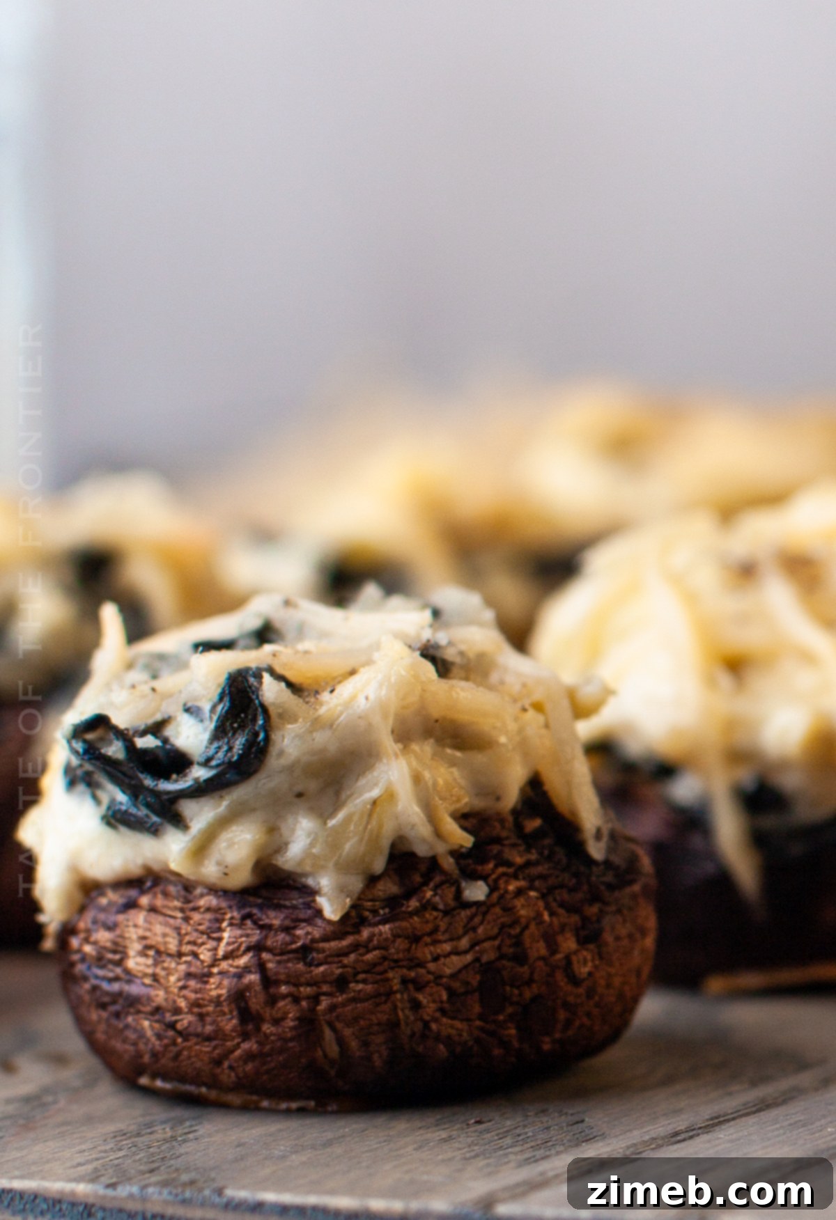 Creamy Spinach Artichoke Stuffed Mushrooms 27 stuffed mushrooms appetizer