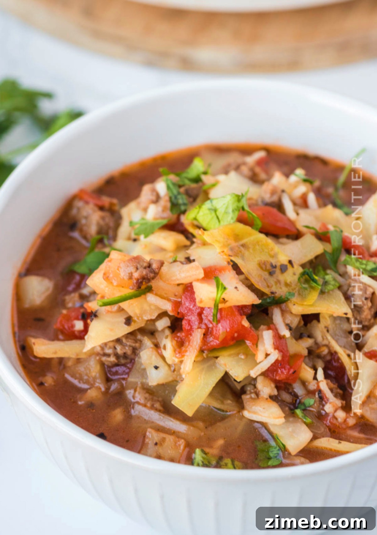 Stuffed Cabbage Soup 12 Easy Cabbage Roll Soup, a simple yet delicious homemade meal.