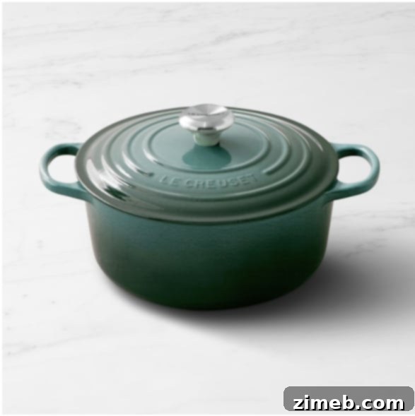 Stuffed Cabbage Soup 14 Durable Dutch Oven, perfect for simmering soups and stews.