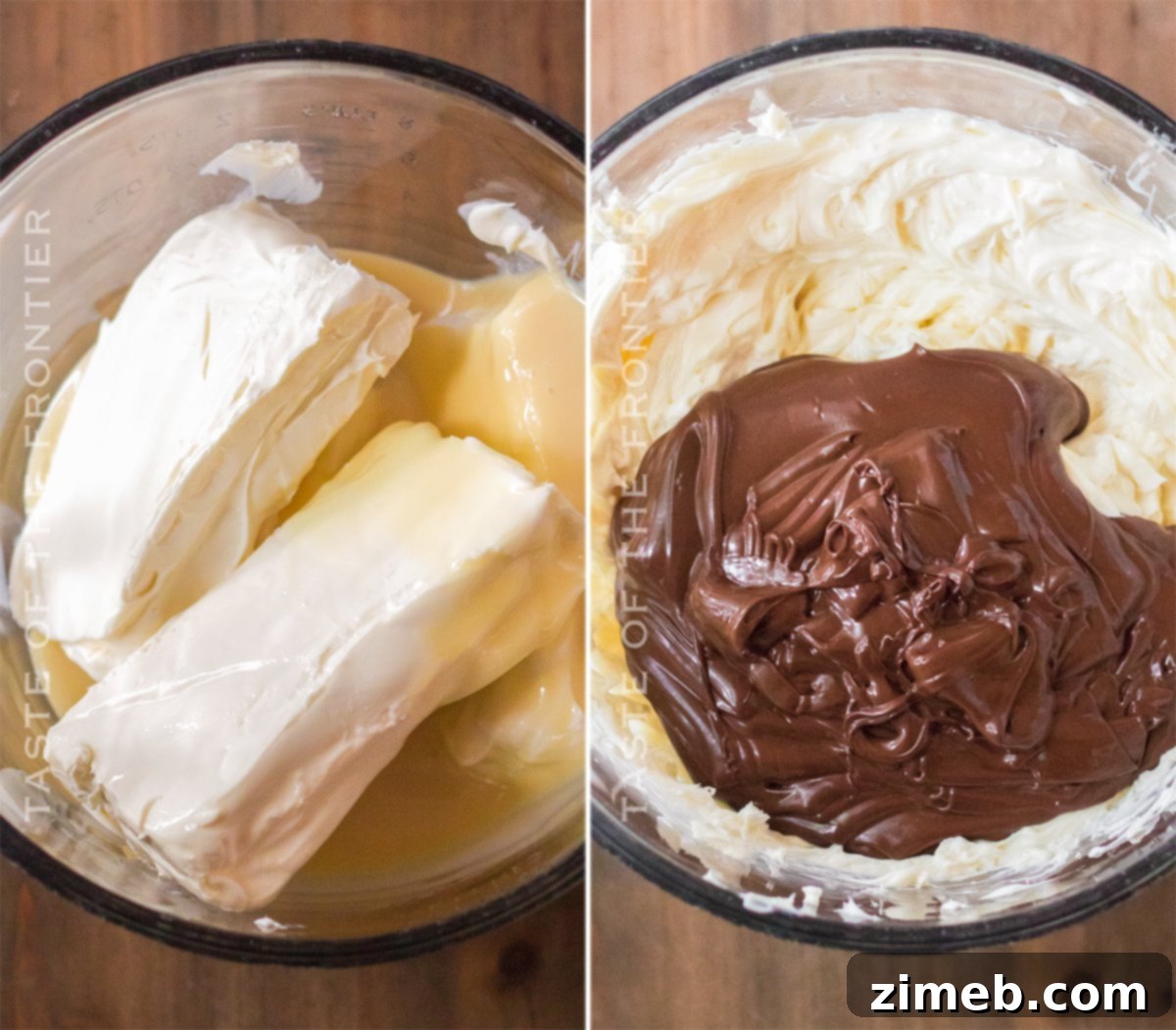 How to make chocolate cheesecake step-by-step