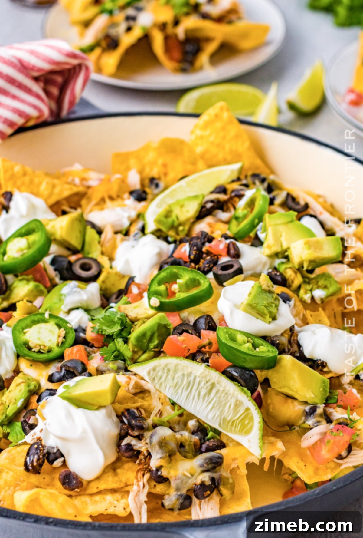rotisserie chicken nachos