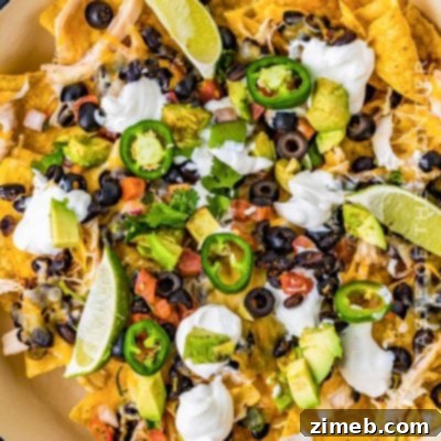 sheet pan chicken nachos