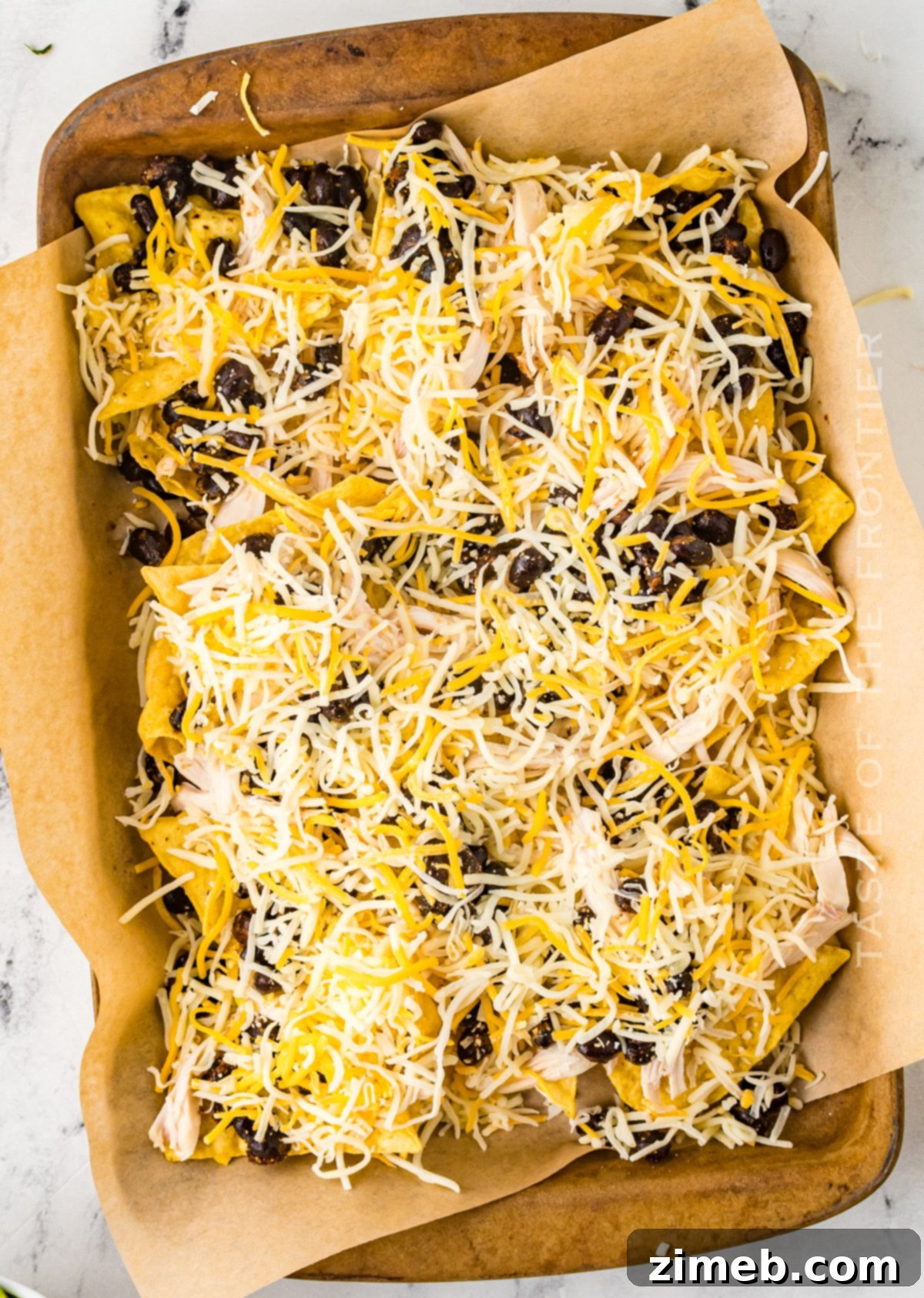 homemade chicken nachos