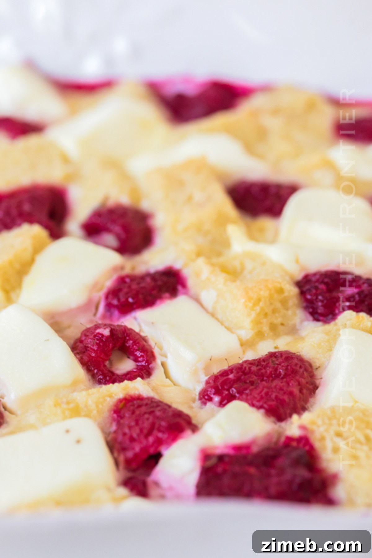 Baked breakfast casserole, golden brown and perfectly set, ready to be served for a festive morning meal.