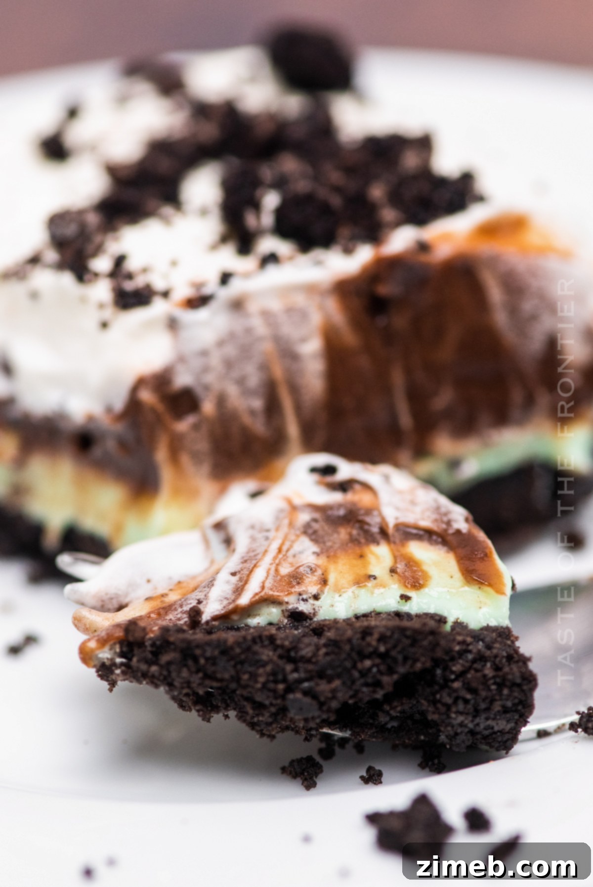 Mint Chocolate Indulgence 8 Individual serving of No-Bake Chocolate Mint Lush Dessert