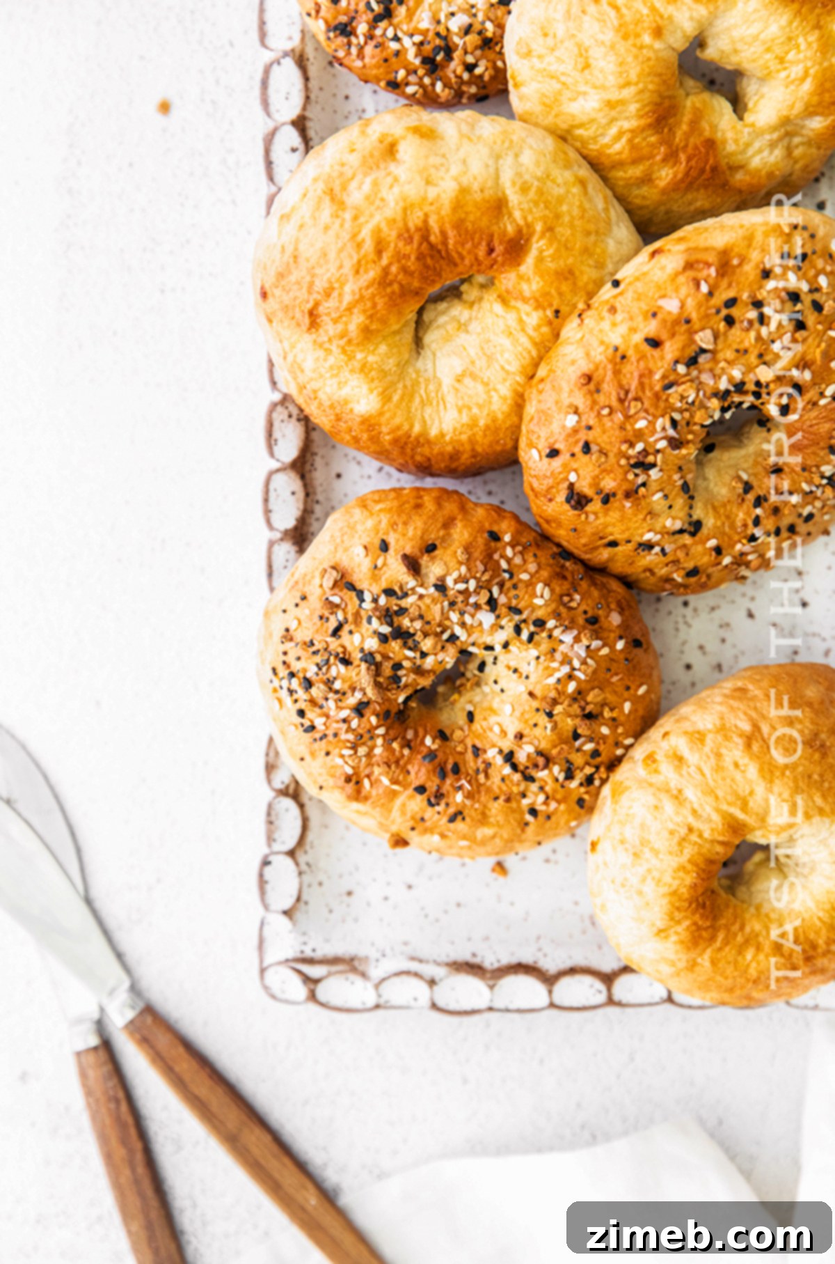 Plain Air Fried Bagels
