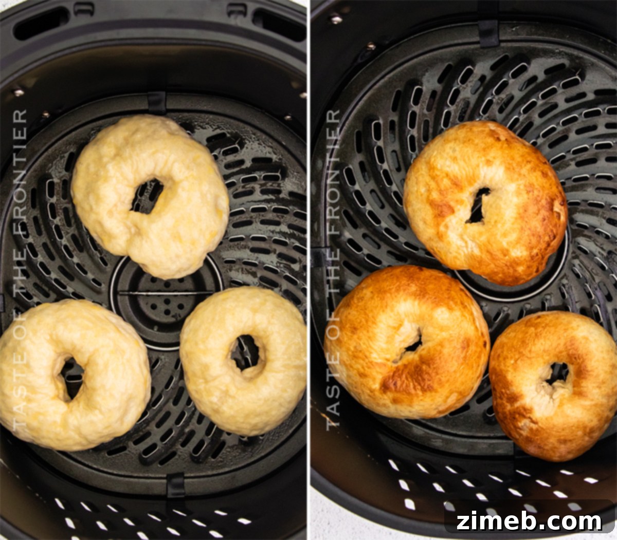 Cooking Bagels in the Air Fryer