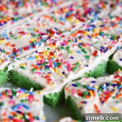rainbow sprinkle dessert