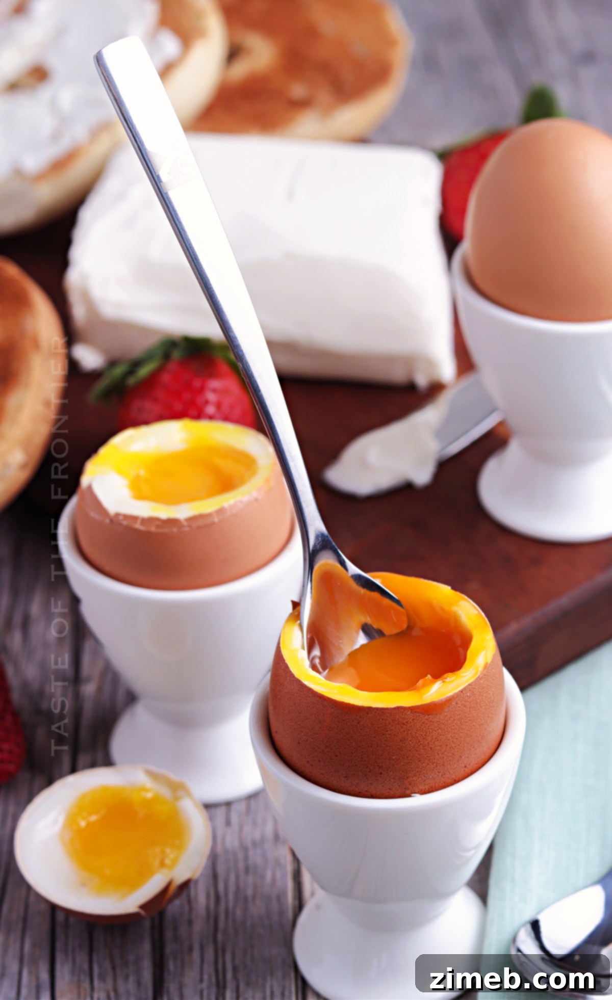 Breakfast Soft Boiled Egg served beautifully