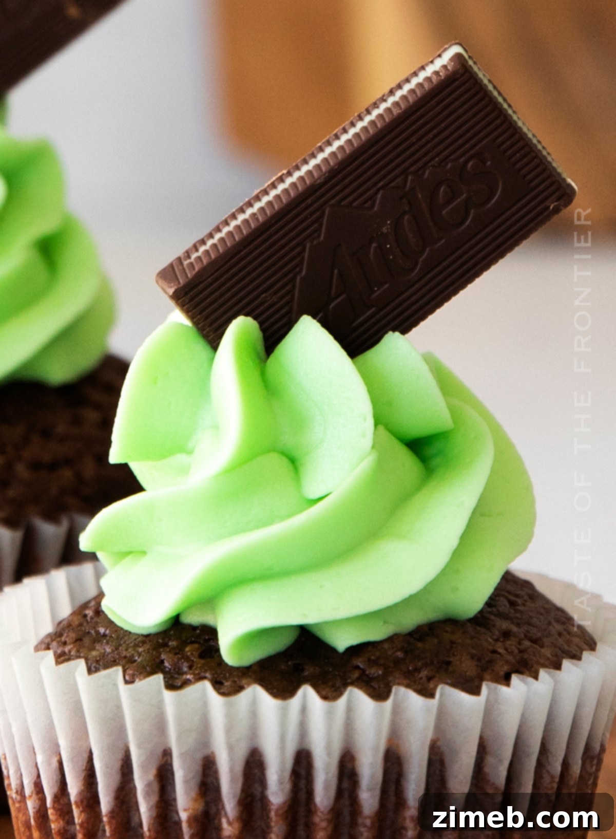chocolate mint cupcakes