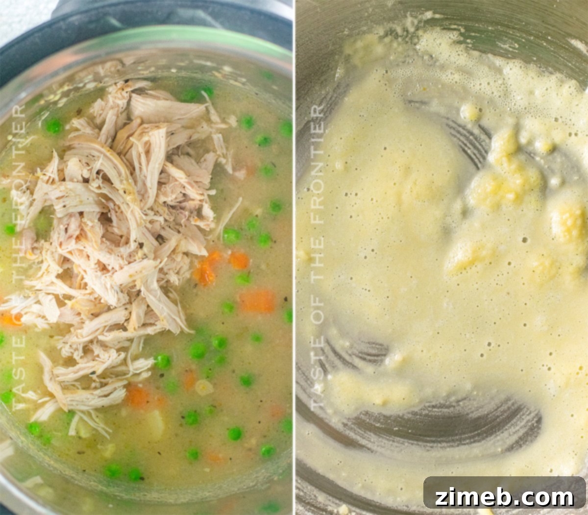 thickening pot pie