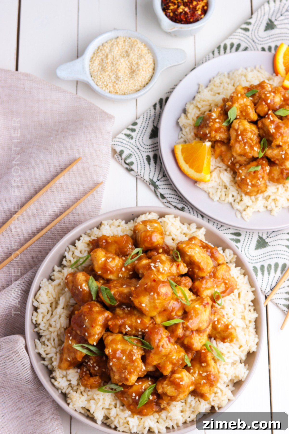 Crispy Orange Chicken 3 Homemade Panda Express Orange Chicken with a Delicious Crispy Coating