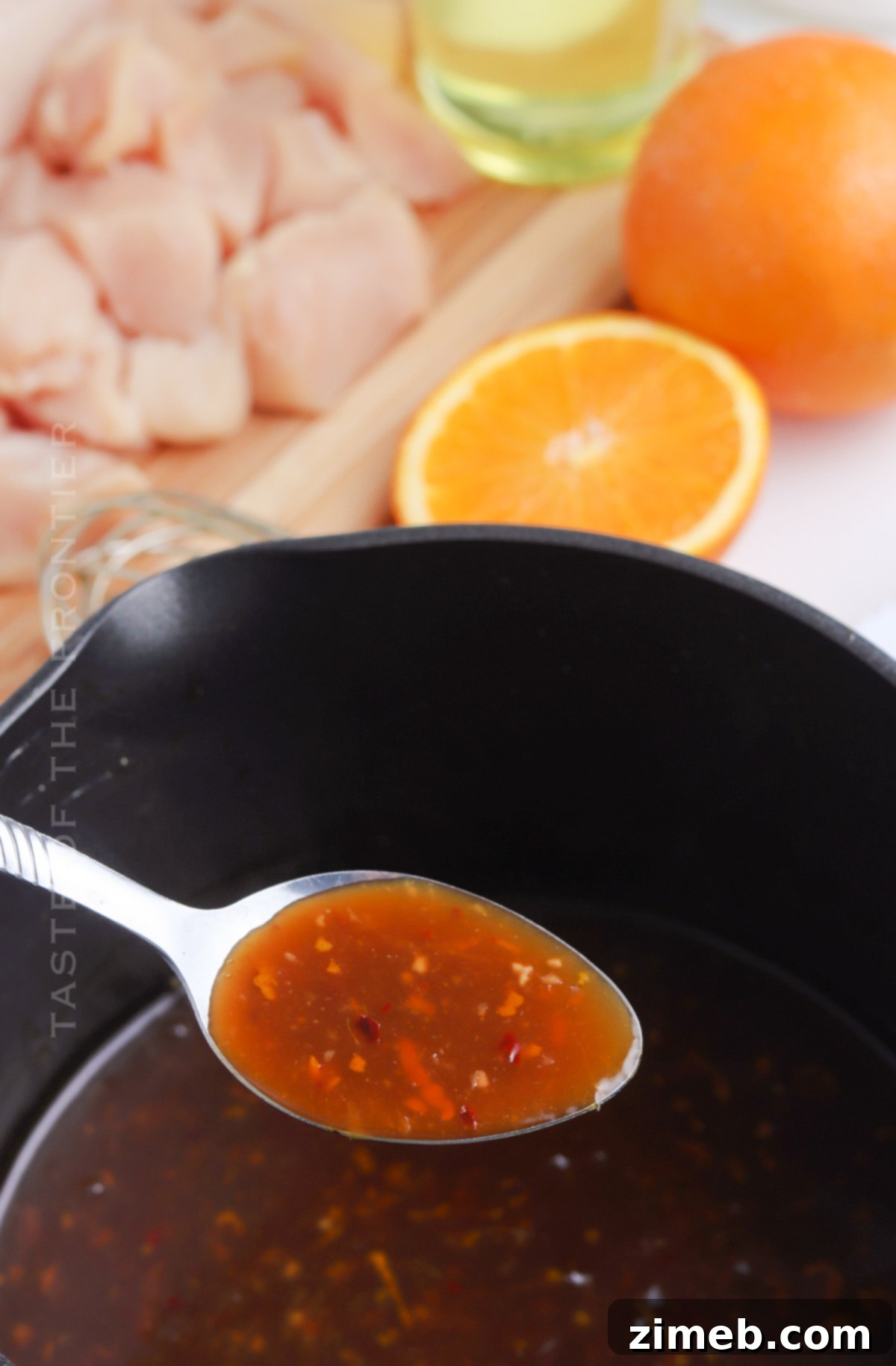 Crispy Orange Chicken 7 Luscious homemade orange chicken sauce