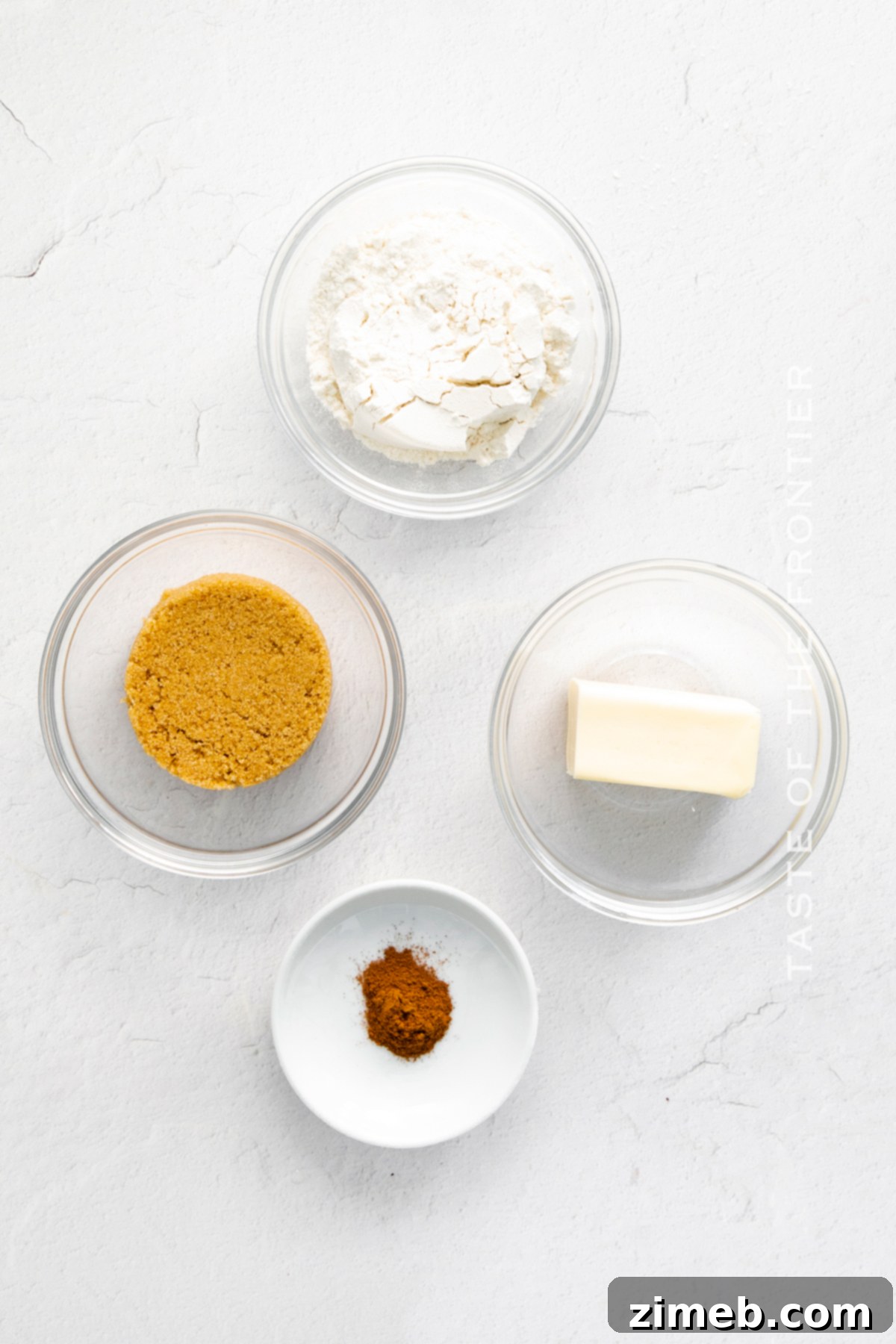 Cinnamon Crumb Muffins 8 Ingredients for the crumb layer of Coffee Cake Muffins