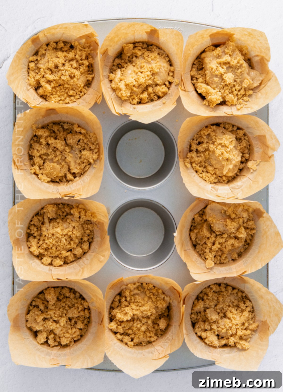 Cinnamon Crumb Muffins 9 Crumb cake muffins with a delicious streusel topping
