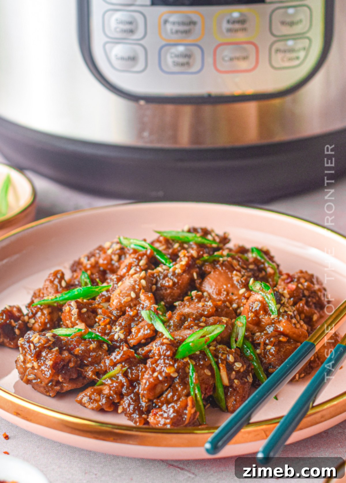 The best Teriyaki Chicken recipe made quickly in an Instant Pot.