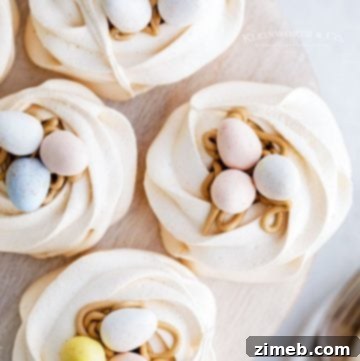 Irresistible Peanut Butter Eggs 14 cookie meringue nests