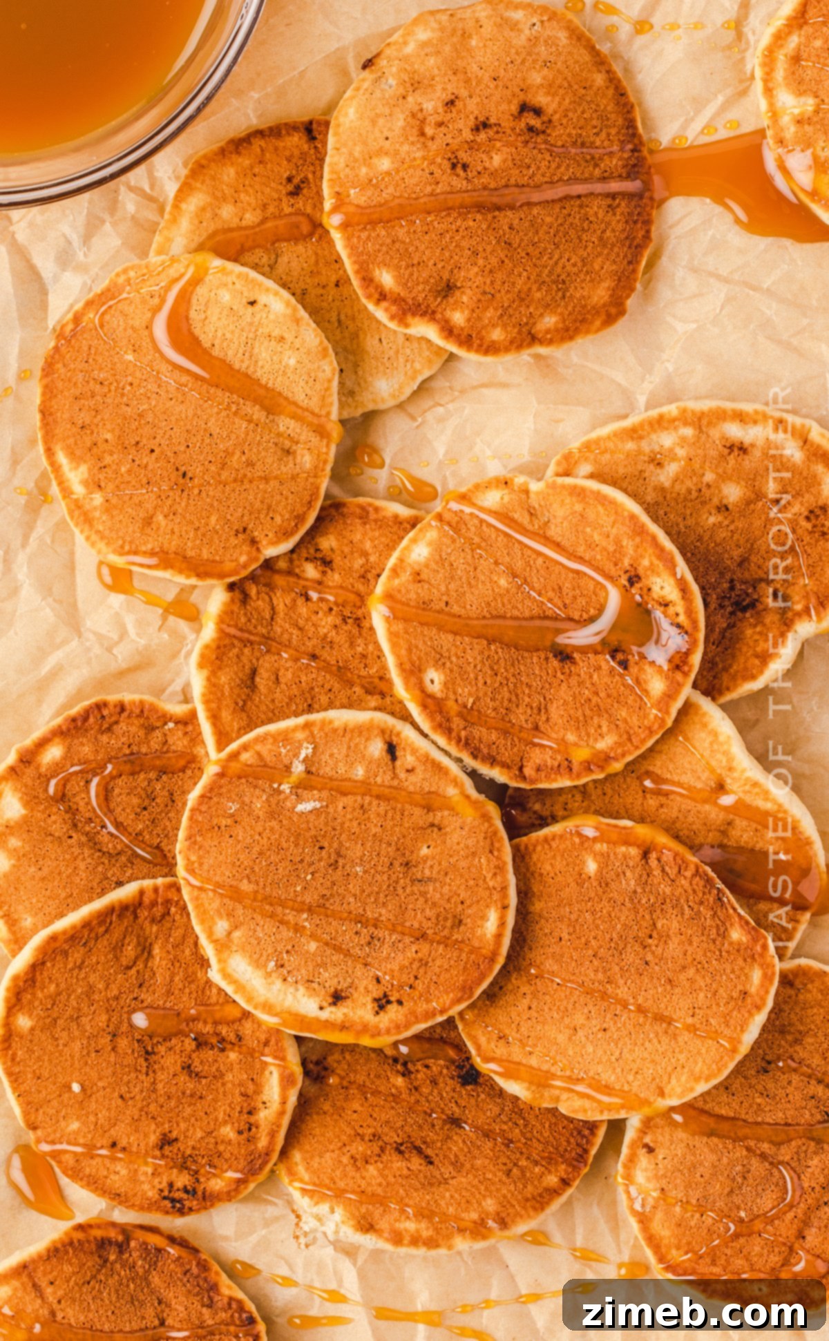 Silver Dollar Stacks 18 silver dollar pancakes