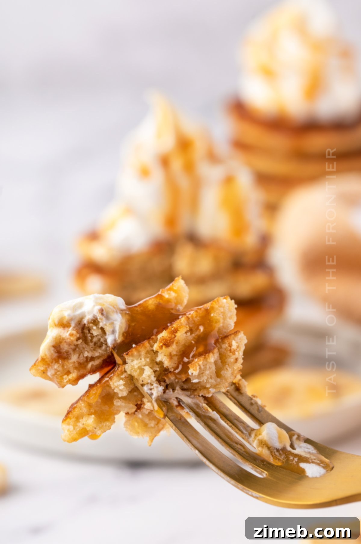 Silver Dollar Stacks 20 mini banana pancakes
