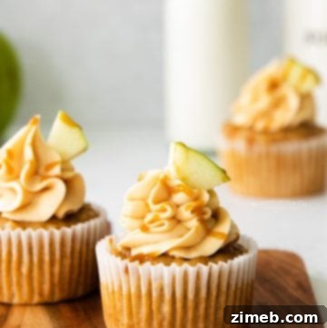 Fall Cupcakes with Caramel