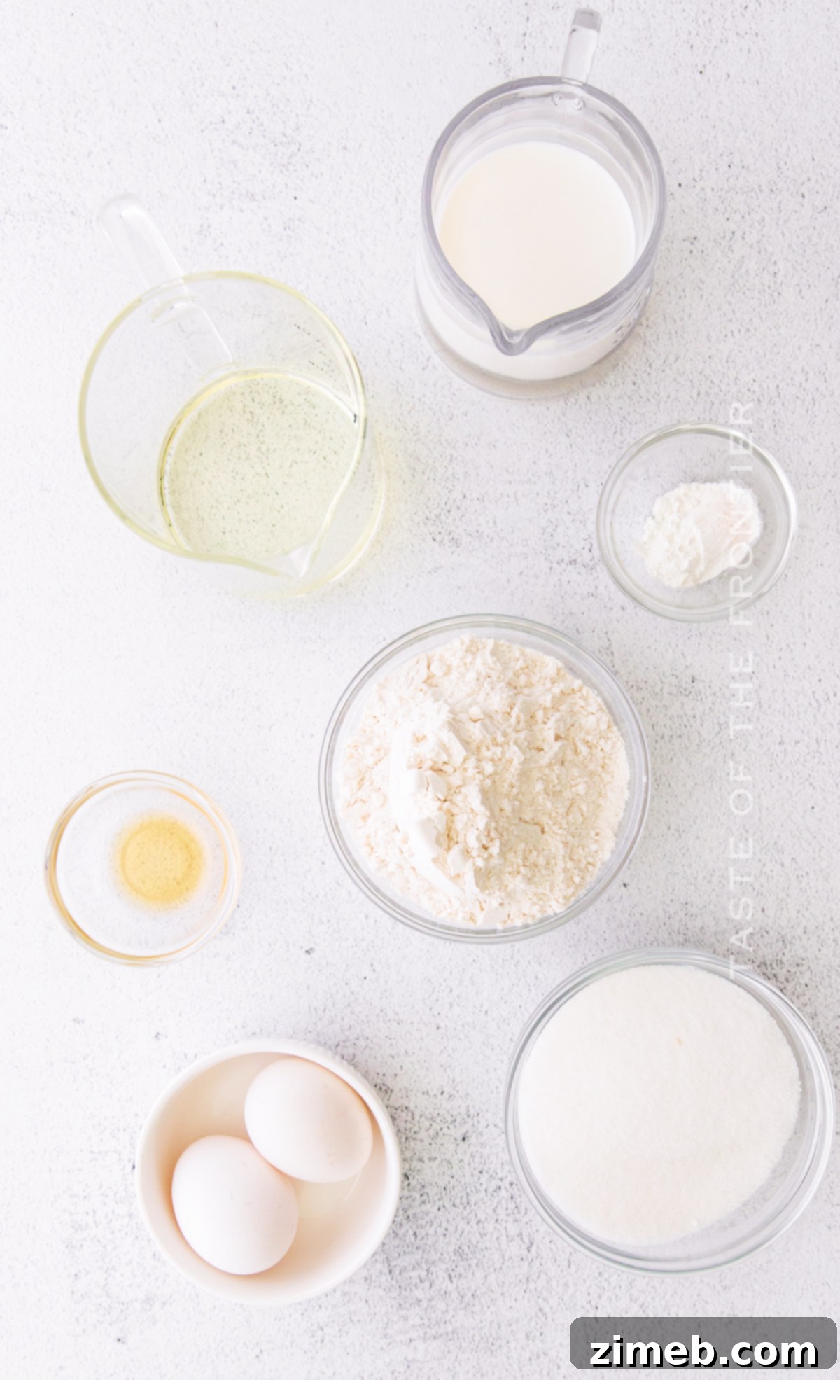 Cannoli Cupcakes ingredients