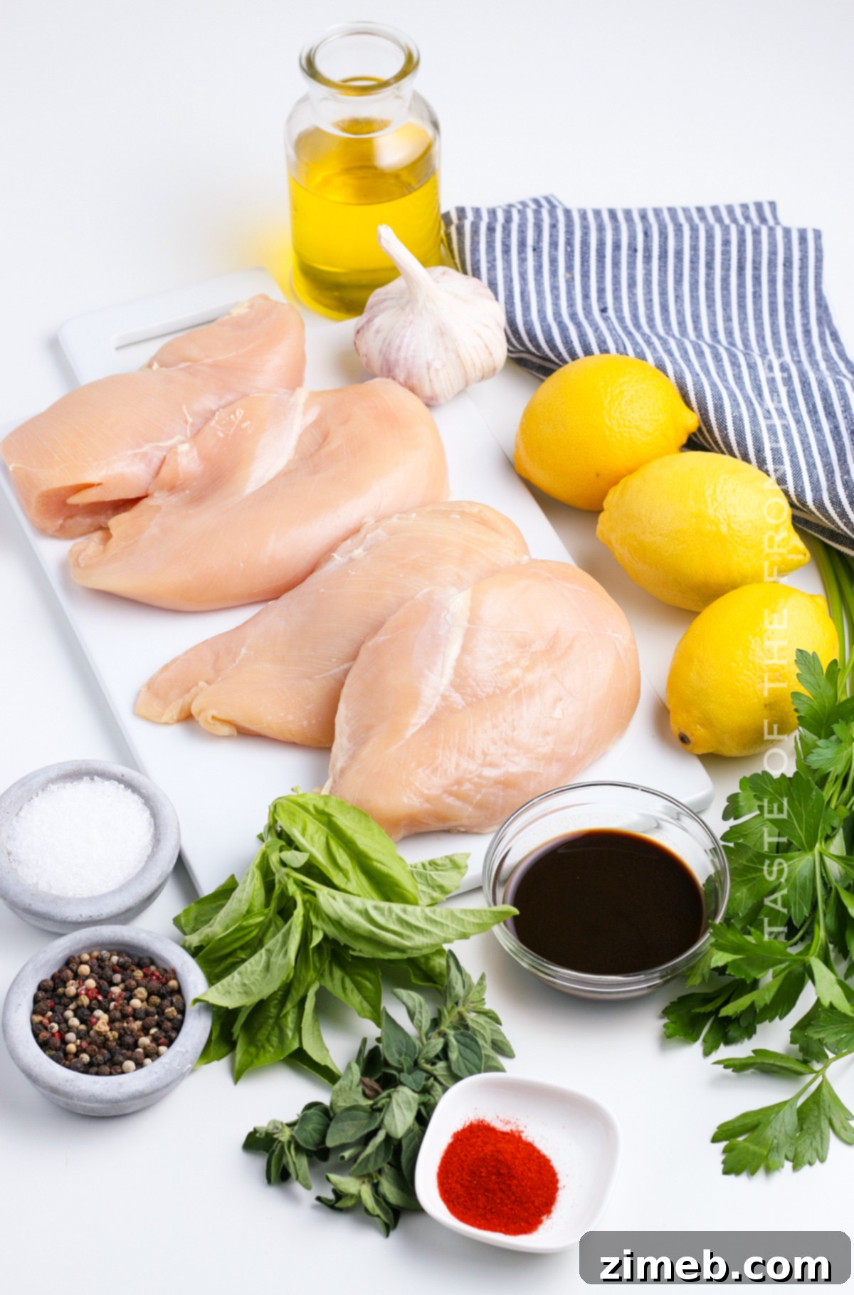 Perfectly Golden Baked Chicken 4 Ingredients for Oven-Baked Chicken Marinade