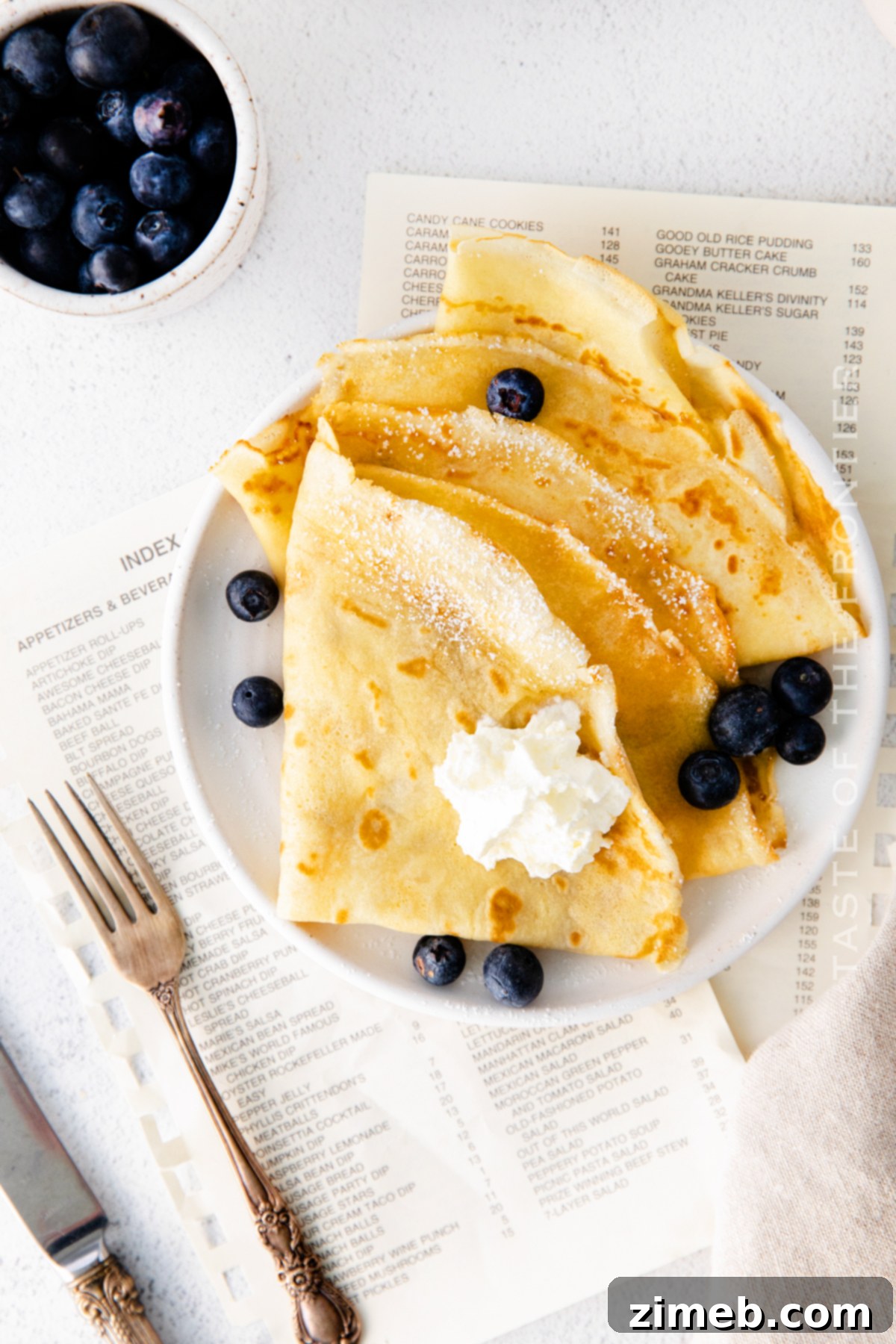 recipe for crepes