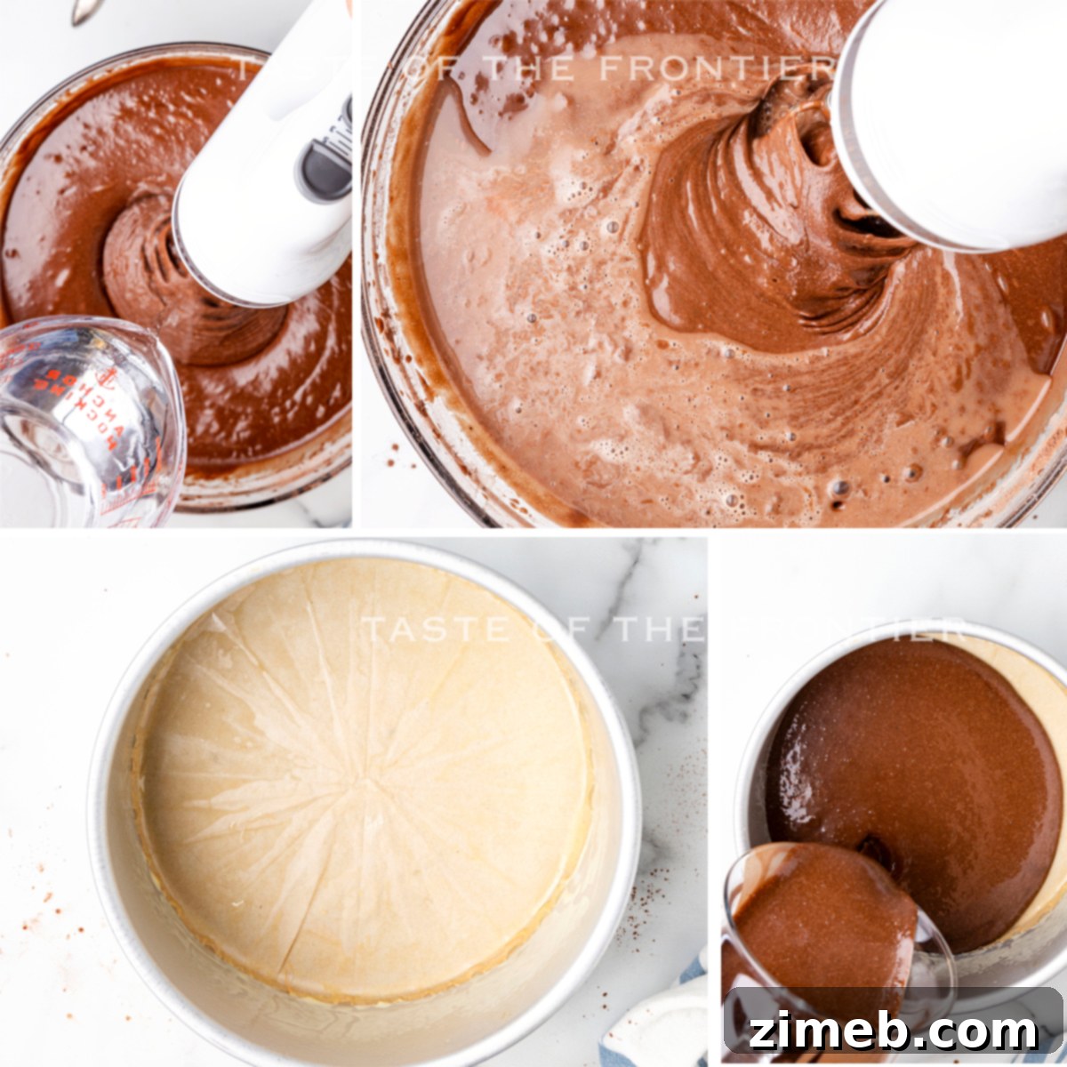 Decadent Raspberry Chocolate Dream 7 making chocolate cake