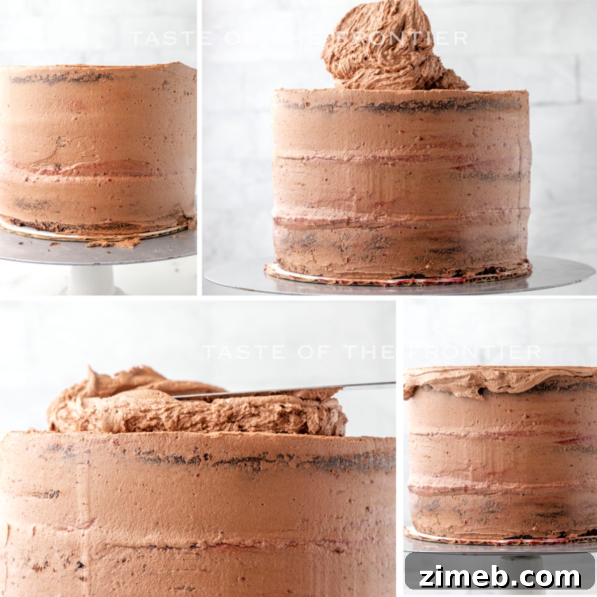Decadent Raspberry Chocolate Dream 10 how to assemble a chocolate cake