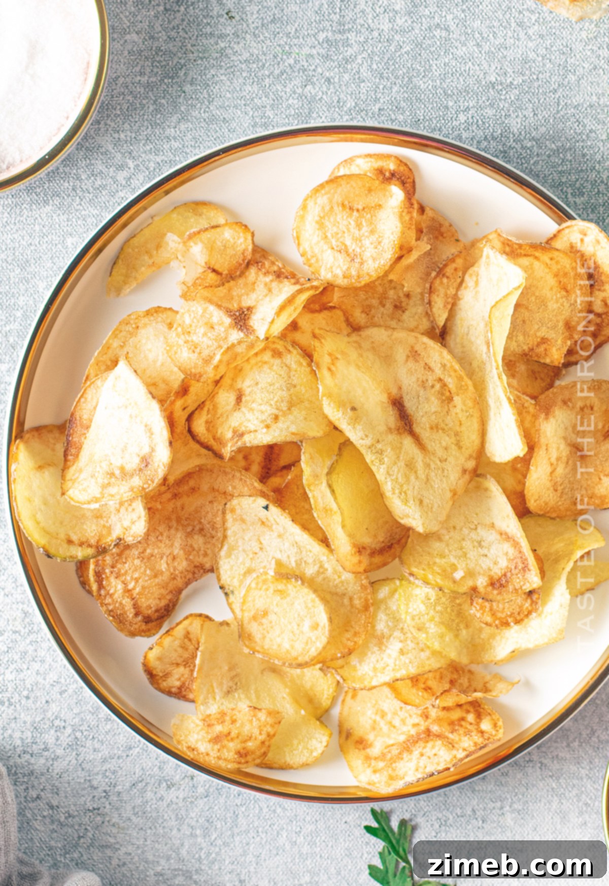 Crispy Air Fryer Potato Chips 19 how to make kettle-style chips