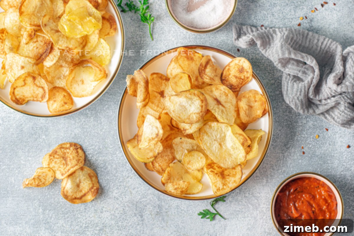 Crispy Air Fryer Potato Chips 20 making crispy chips in the air fryer