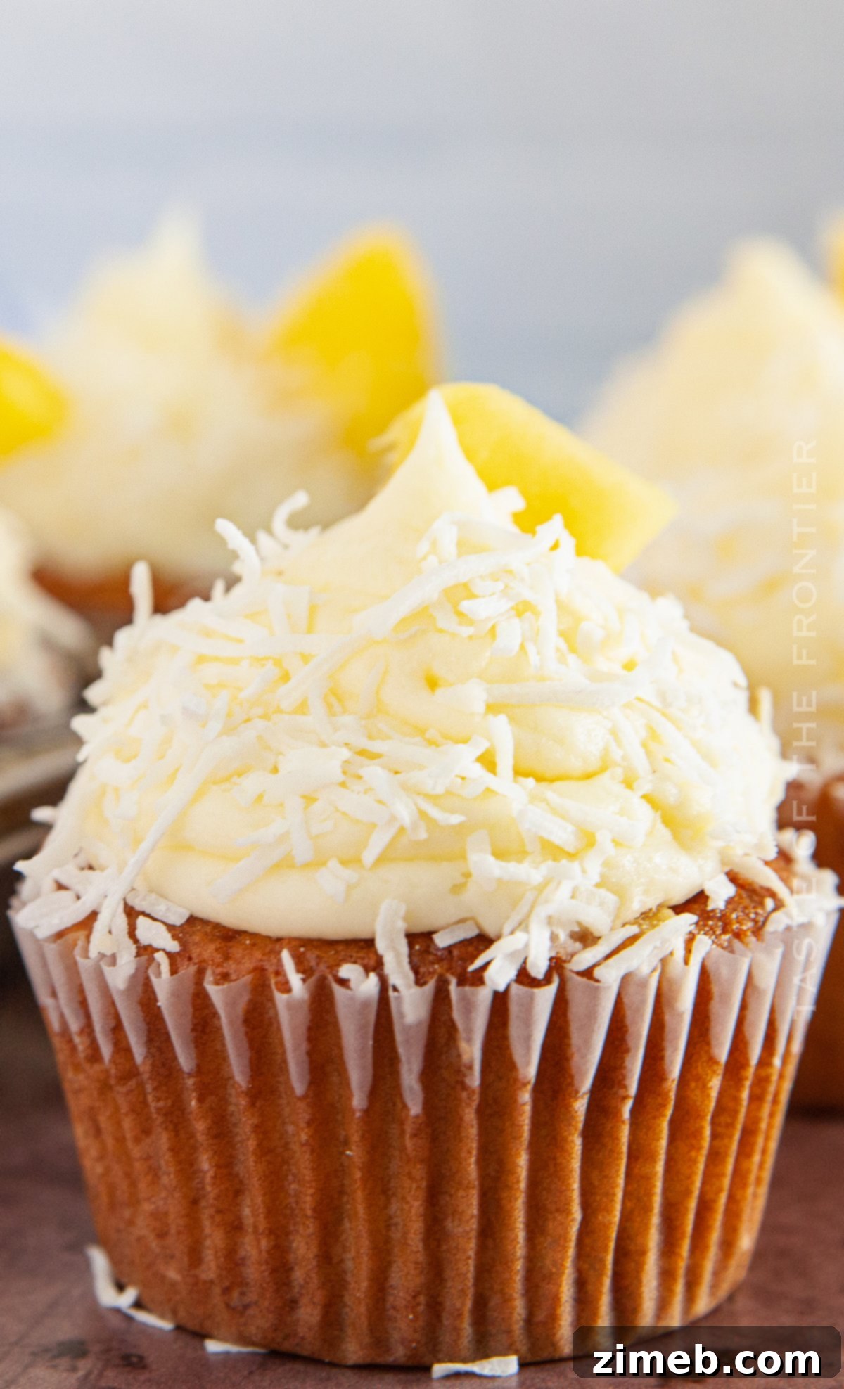 Piña Colada Cupcakes