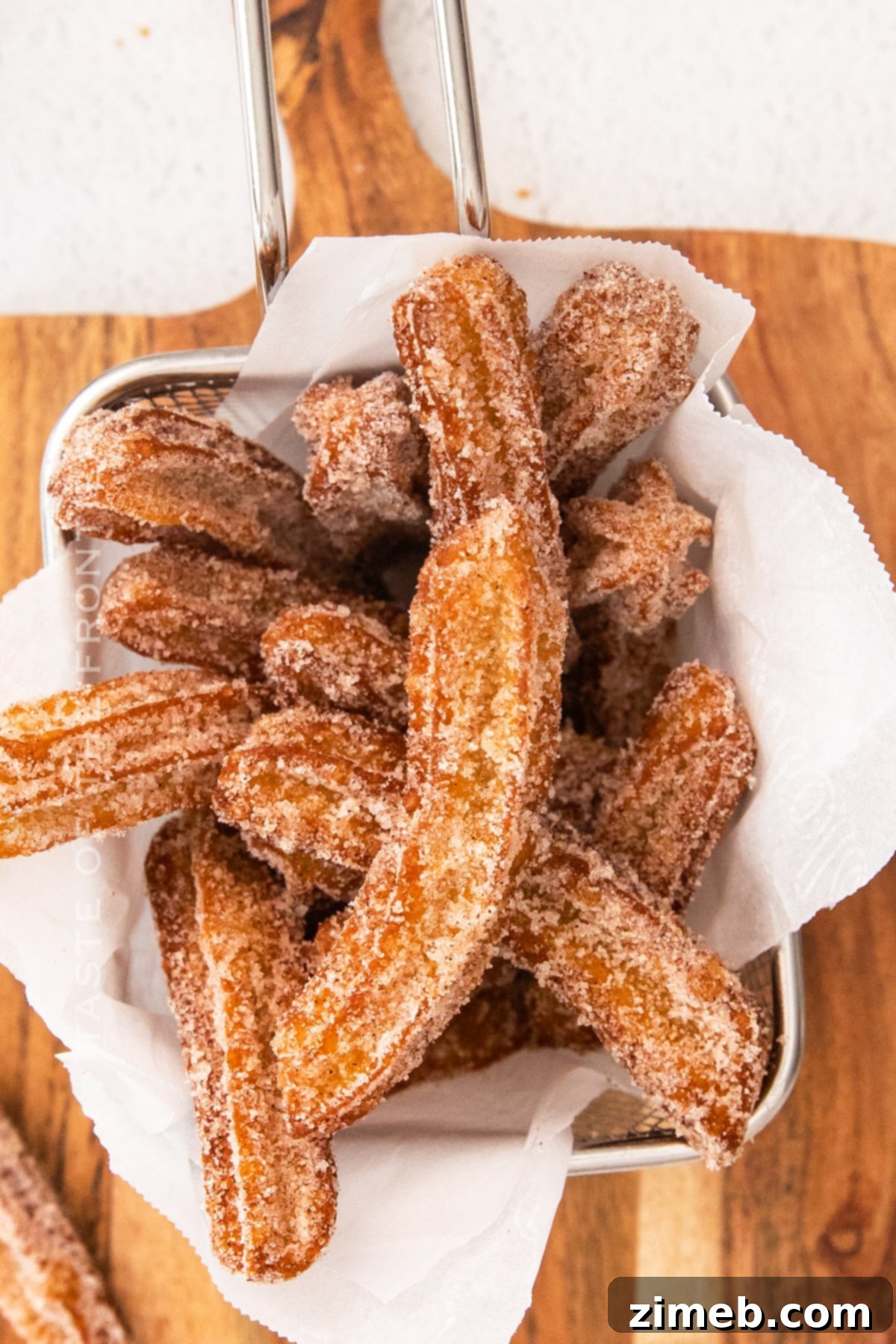 Homemade Churro Perfection 18 A plate of traditional Spanish dessert churros, perfectly golden.
