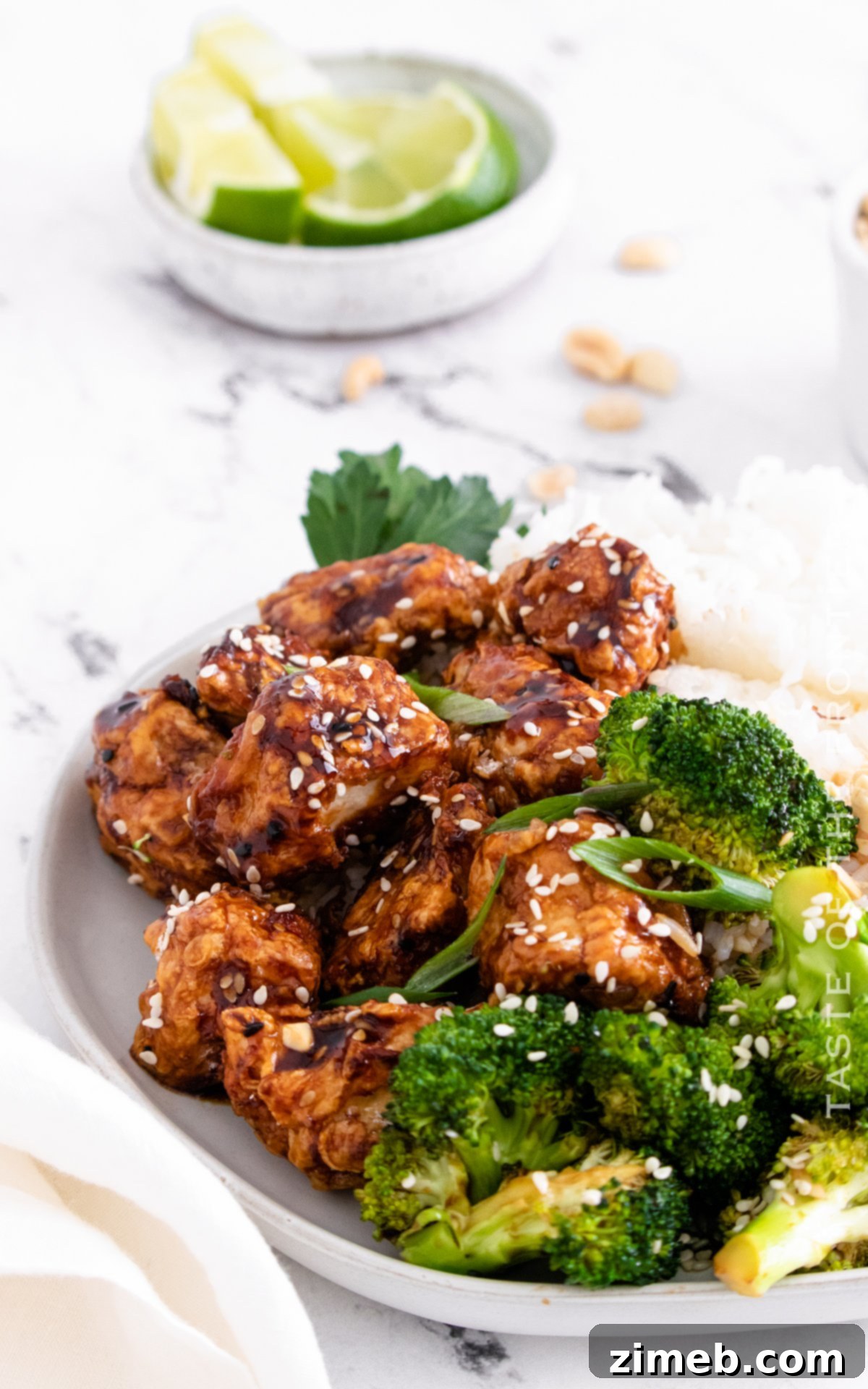 air fried sesame chicken
