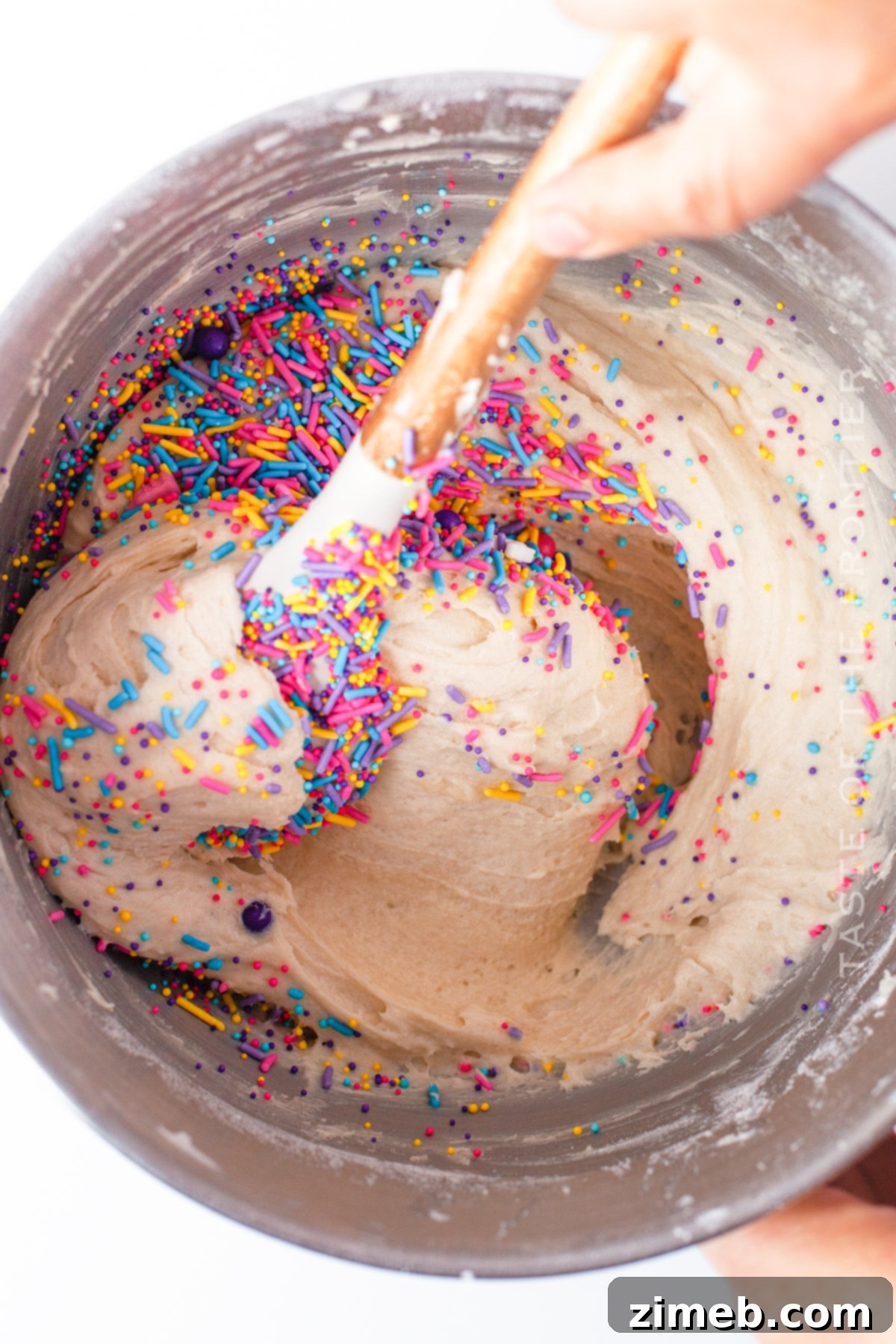 Sprinkle Explosion Cake 7 Funfetti cake batter with sprinkles