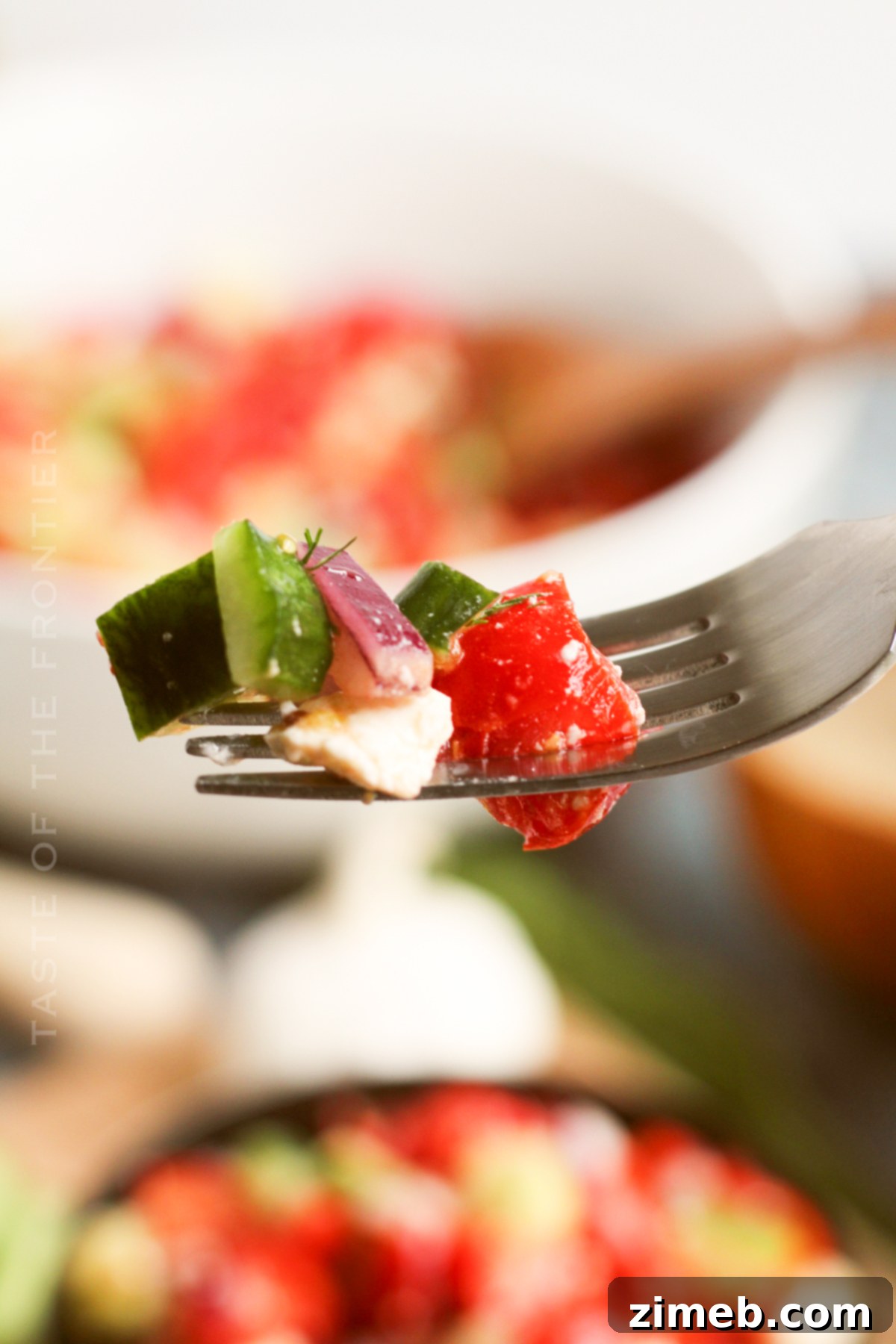 Crisp Cucumber Tomato Feta Salad 19 vegetable garden salad