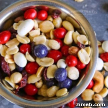 Patriotic Bites 24 how to make trail mix