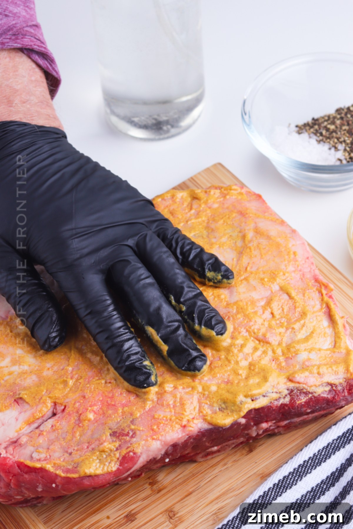 Process of making Traeger beef ribs